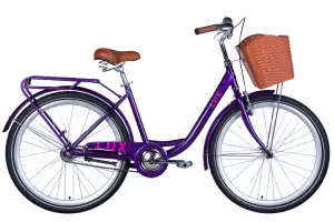 Велосипед ST 26" Dorozhnik LUX Velosteel рама-17" сливовый 2026