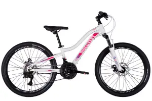 Велосипед ST 24" Discovery KELLY DD FR рама-11" бело-розовый 2025 Велосипед ST 24" Discovery KELLY DD FR рама-11" бело-розовый 2025