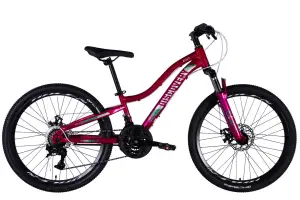 Велосипед ST 24" Discovery KELLY DD FR рама-11" малиновый 2025 Велосипед ST 24" Discovery KELLY DD FR рама-11" малиновый 2025