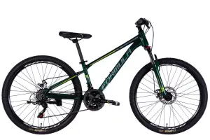 Велосипед AL 26" Formula MOTION DD FR рама-13" зеленый 2026
