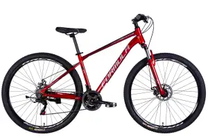 Велосипед AL 29" Formula MOTION DD FR рама-17" красный с серым 2026