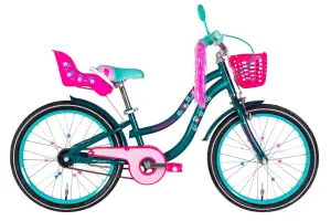 Велосипед ST 20 Formula Kid FLOWER PREMIUM BH рама-10 темно-зеленый 2026 - Магазин ВелоБуча