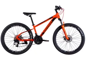 Велосипед ST 26" Discovery TREK DD FR рама-13" оранжевый 2025 Велосипед ST 26" Discovery TREK DD FR рама-13" оранжевый 2025