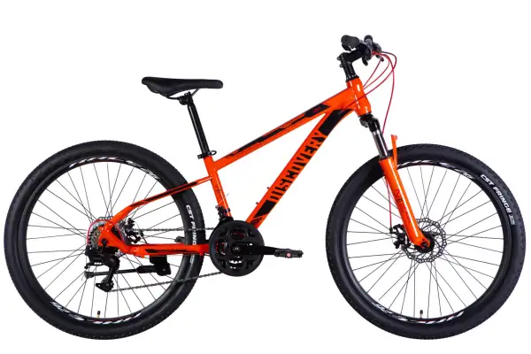 Велосипед ST 26 Discovery TREK DD FR рама-13 оранжевый 2025 - Discovery - Магазин ВелоБуча Велосипед ST 26 Discovery TREK DD FR рама-13 оранжевый 2025 - Магазин ВелоБуча