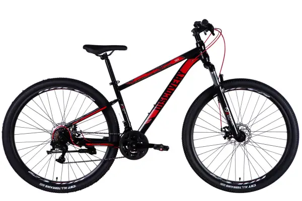 Велосипед ST 29 Discovery TREK DD FR рама-16 черно-красный 2025 - Discovery - Магазин ВелоБуча Велосипед ST 29 Discovery TREK DD FR рама-16 черно-красный 2025 - Магазин ВелоБуча