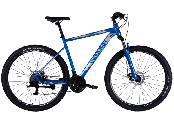 Велосипед ST 29 Discovery TREK DD FR рама-21 сине-серебристый 2025 - Магазин ВелоБуча