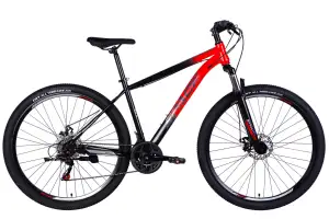 Велосипед ST 29" SPACE MARS DD FR рама-18" красно-черный 2026
