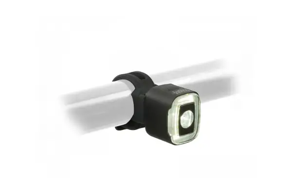 Ліхтар передній Author CUBUS 250 lm White USB, алюміній - чорний/прозора лінза - Магазин ВелоБуча