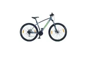 Велосипед AUTHOR (2023-24) Rival II 27.5", рама 15", цвет-серый (зеленый) // серый