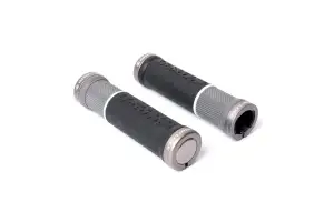 Грипсы Author AGR GripLock F20 для велосипедного руля, l.130 mm, черные, с креплением к рулю, - Магазин ВелоБуча