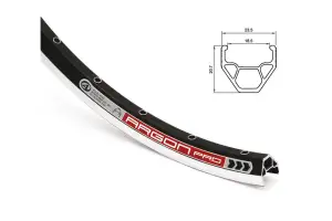 Обод Author ACO Argon Pro X7 CNC 559x19/ 32 FV черный - Магазин ВелоБуча