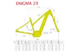 Велосипед AUTHOR (2026) ENIGMA 29, рама 19, колір: Білий (Рожевий) // Сріблястий - Магазин ВелоБуча