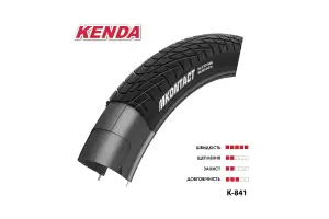 Шина KENDA 16x1.75 K-841 KONTACT, 30 TPI, категория-COMFORT/CITY - Магазин ВелоБуча