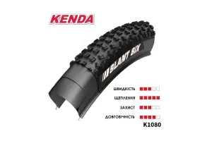 Шина KENDA 29x2.20 K-1080 SLANT SIX, 30TPI, категория-MTB(Cross Country) - Магазин ВелоБуча