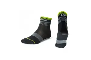 Шкарпетки Author ProLite X0, розмір: XL 43-46, колір: чорно/cіро/неоново жовті - Магазин ВелоБуча