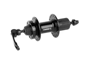 Втулка задня ONRIDE Hub 20R, під касету, HG, 36 отворів, disc, кульки, 135 QR, чорна - Магазин ВелоБуча
