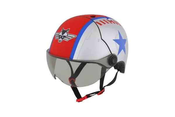 Шлем вел C-Preme Raskullz Flying Ace черв/бел/сын 50-54см - Raskullz - Магазин ВелоБуча Шлем вел C-Preme Raskullz Flying Ace черв/бел/сын 50-54см - Магазин ВелоБуча