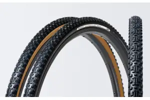 Покришка гревел б/к Panaracer GravelKing EXT 700x33C склад чорн/коричн - Магазин ВелоБуча