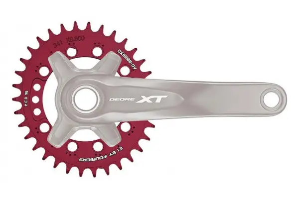 Шестерня пер МТБ Fouriers DX8000 Full CNC NW Oval Shimano XT/pcd96 алю 36Т черв - Магазин ВелоБуча