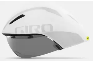 Шлем вел Giro Aerohead MIPS мат.бел/серебро M/55-59см - Магазин ВелоБуча
