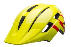 Шолом вел Bell Sidetrack II глянц Hi-Viz Strike/черв UC/47-54см
