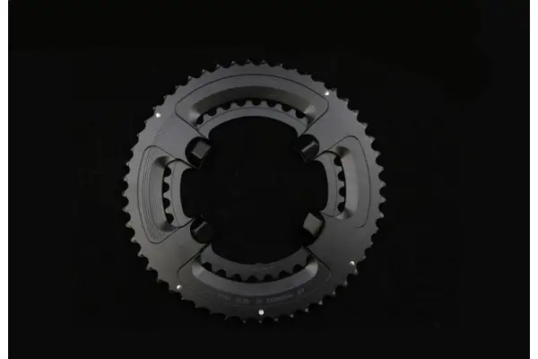 Шестерні пер/кпл шосе Fouriers SH8000 Shimano Ult8000/pcd110 алю CNC 36x52Т чорн - Магазин ВелоБуча