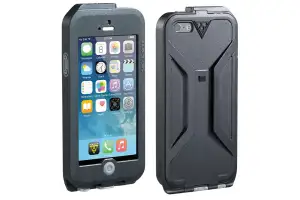 Чехол для телефона Topeak Weatherproof RideCase iPhone 5 с креплением RideCase Mount 58г черный/сер - Магазин ВелоБуча