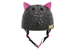 Шлем вел C-Preme Krash Leopard Kitty черный ушки 54-58см - Магазин ВелоБуча