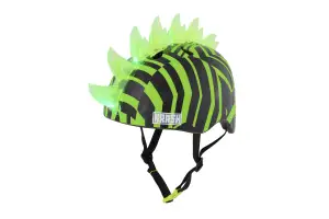 Шолом вел C-Preme Krash Dazzle LED з/підсвіч USB зел/чорн 54-58см - Магазин ВелоБуча