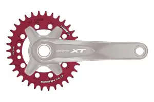 Шестерня пер МТБ Fouriers DX8000 Full CNC NW Oval Shimano XT/pcd96 алю 34Т июн - Магазин ВелоБуча
