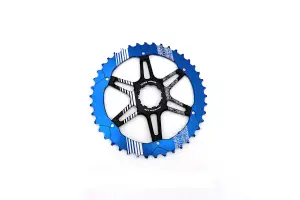 Шестерня задн МТБ Fouriers Shimano 10шв алю 42Т+сталь 16Т син - Магазин ВелоБуча
