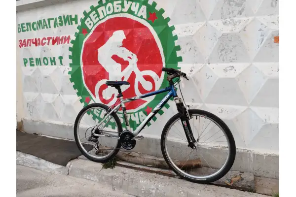 Велосипед Б/В 26" Decathlon Rockrider, синій - Магазин ВелоБуча