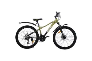 Велосипед SPARK AXION (колеса – 26", алюминиевая рама – 15") оливковый с черным Велосипед SPARK AXION (колеса – 26", алюминиевая рама – 15") оливковый с черным