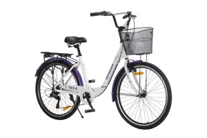 Велосипед SPARK CITY TEYA (колеса - 26, алюмінієва рама - 17) білий - Магазин ВелоБуча