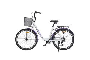 Велосипед SPARK CITY TEYA (колеса - 26, алюмінієва рама - 17) білий - Магазин ВелоБуча