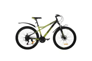 Велосипед SPARK ECLIPSE (колеса – 26", стальная рама – 13") салатовый с черным Велосипед SPARK ECLIPSE (колеса – 26", стальная рама – 13") салатовый с черным