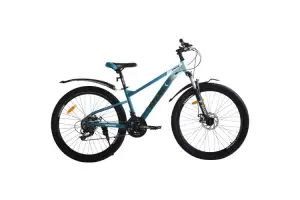 Велосипед SPARK EMBER (колеса – 26", стальная рама – 13") голубой с бирюзовым Велосипед SPARK EMBER (колеса – 26", стальная рама – 13") голубой с бирюзовым