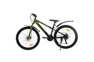 Велосипед SPARK FLIP (колеса – 26", стальная рама – 13") черный с зеленым Велосипед SPARK FLIP (колеса – 26", стальная рама – 13") черный с зеленым