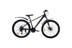 Велосипед SPARK LINE (колеса – 27,5", алюминиевая рама – 15") черный с темно-вишневым Велосипед SPARK LINE (колеса – 27,5", алюминиевая рама – 15") черный с темно-вишневым