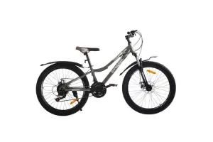 Велосипед SPARK LINK (колеса - 24", стальная рама - 11") серый Велосипед SPARK LINK (колеса - 24", стальная рама - 11") серый