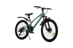 Велосипед SPARK SURF (колеса - 24, сталева рама - 12) мятний - Магазин ВелоБуча