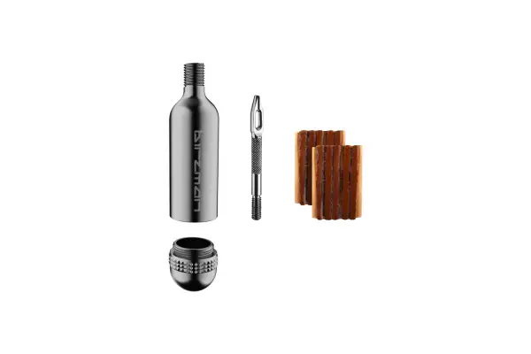 Ремкомплект для безкамерної покришки Birzman Tubeless Repair Kit (with 10pcs tire plugs) - Магазин ВелоБуча
