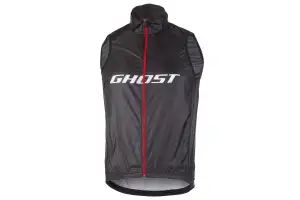 Жилет Ghost Factory Racing  Vest BLK/RED/WTE - L - Магазин ВелоБуча