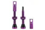 Ніпелі Peatys x Chris King Tubeless Valves, 42mm, Violet - Магазин ВелоБуча