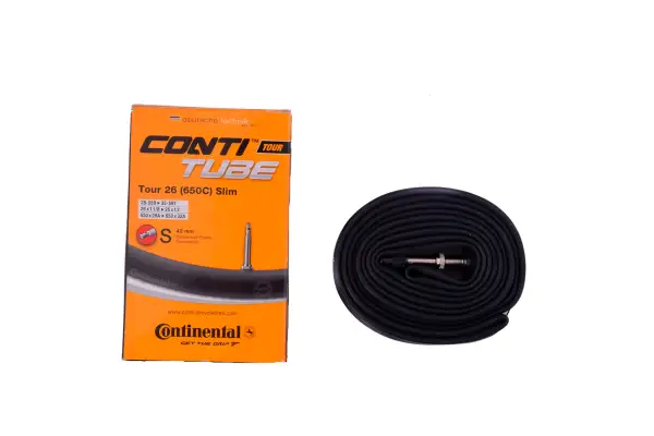Камера Continental Tour 26 slim, 37-559 -> 47-597, S42, 220 г - Continental - Магазин ВелоБуча Камера Continental Tour 26 slim, 37-559 -> 47-597, S42, 220 г - Магазин ВелоБуча
