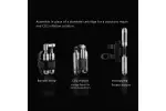 Ремкомплект для безкамерної покришки Birzman Tubeless Repair Kit (with 10pcs tire plugs) - Магазин ВелоБуча