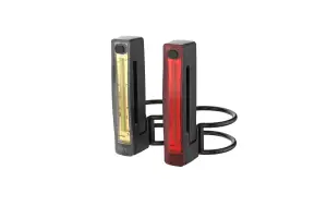 Комплект мигалок передняя+задняя Knog Plus Twinpack 40/20 Lumens Black - Магазин ВелоБуча