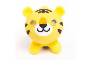 Мигалка для дитячого велосипеда Zoonimal Тигр, LED, на кермо. Свічення: Білий - Магазин ВелоБуча