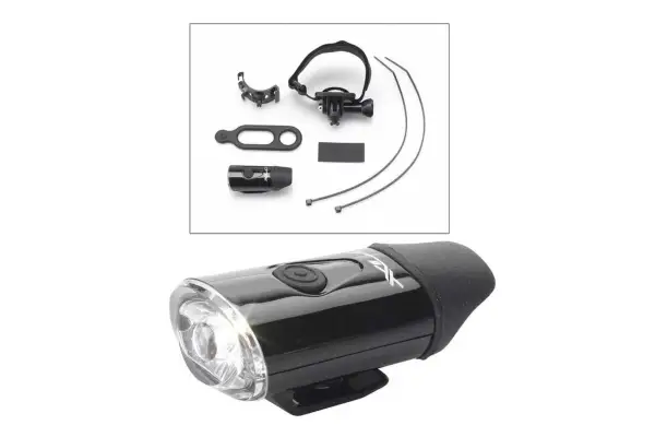 Фара на шлем XLC CL-F23, USB, Led - Магазин ВелоБуча