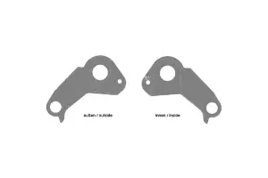 Гак на раму Ghost, Shimano Hanger MY2017 (B1) HT, GHM09-022 - Магазин ВелоБуча